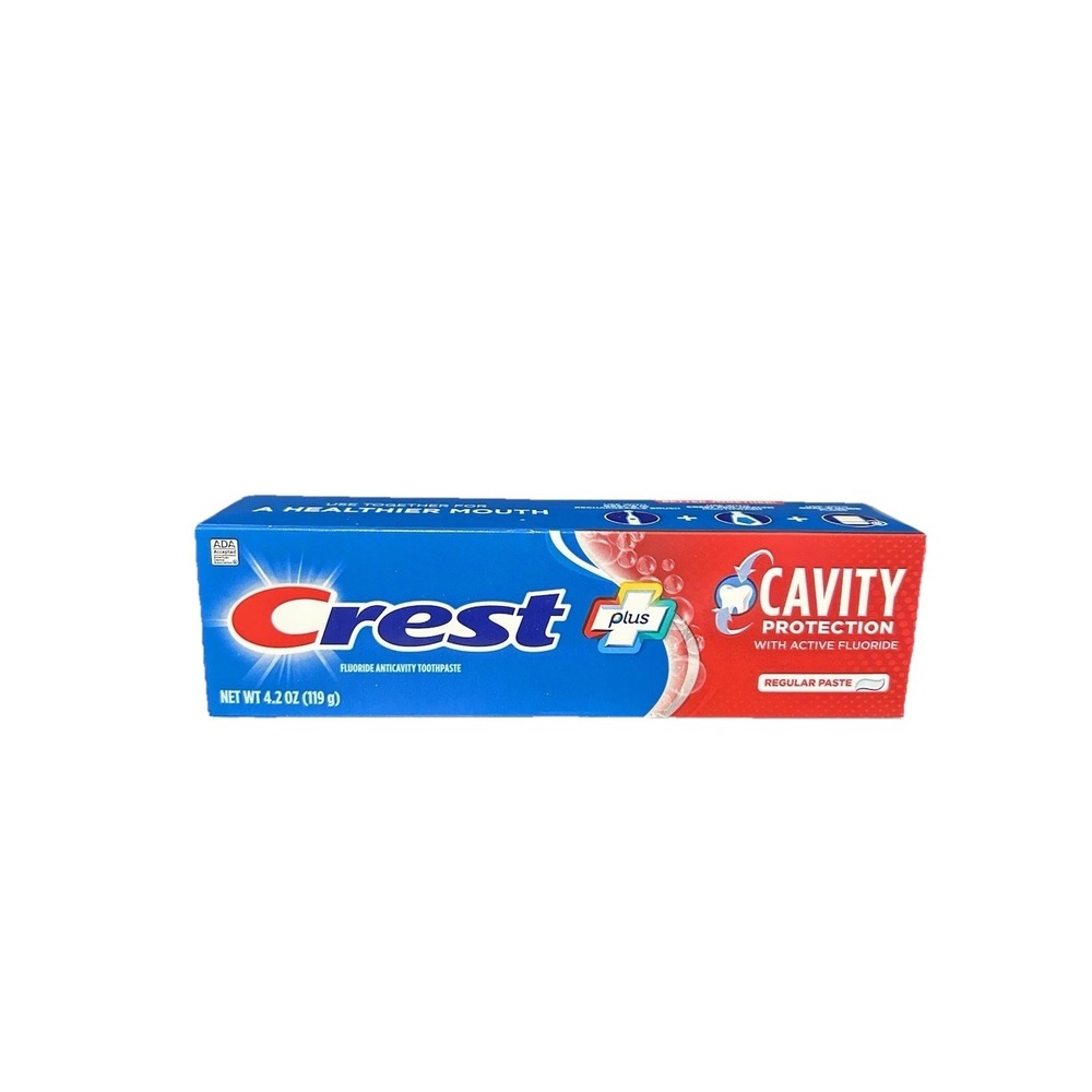 CREST Plus Cavity Protection Regular Toothpaste New sealed 4.2oz Tube